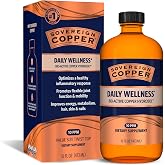 Sovereign Copper Bio-Active Copper Hydrosol, 16 fl oz (473 mL) | 99.999% Ultra Pure Copper I &amp; II Hydrosol Supplement for Collagen, Joints, Bones, &amp; Strong Hair, Skin &amp; Nail Support, 10 ppm