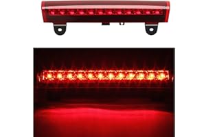 HUSUKU High Mount 3rd Third Brake Light Cargo Light Fits For Chevy Tahoe GM/Suburban/GMC/Yukon 2000-2006 LED Rear Cargo Light/Stop LED Light (Red Housing)