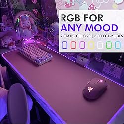 Tilted Nation Pink Gaming Mouse Pad RGB - Create