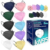 Amazon.com: XINYA BAO 50 Packs KN95 Face Mask 5-Ply