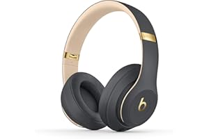 Beats Studio3 Wireless Noise Cancelling On-Ear Headphones - Apple W1 Headphone Chip, Class 1 Bluetooth, Active Noise Cancelling, 22 Hours of Listening Time - Shadow Gray (Previous Model)