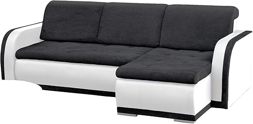 Meublo Petit Canape D Angle Convertibles 3 Places Tissu Simili