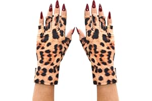 ManiGlovz - Original UPF 50+ UV Light Protective Nail Gloves | Gel Manicure & Anti UV Fingerless Gloves for Women | Driving Sun Protection