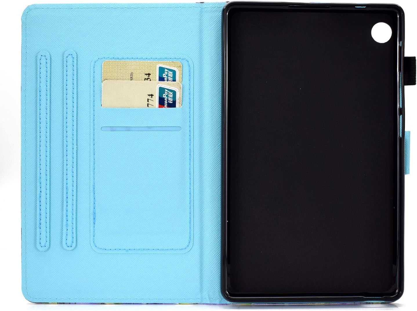 Aswant Huawei Matepad T10/Matepad T10s Case PU Leather Wallet Cover Flip Stand Case Pen Holder Magnetic Tablet Case for Huawei Matepad T 10 9.7 Inch/Huawei Matepad T 10s Music Monkey - Image 3