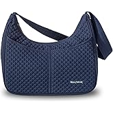 Bella Taylor Blakely - Hobo Shoulder Bag for Women - Lightweight Quilted Fabric Purse with Pockets