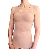 Bioflect® Compression Vest Tank Top - with Bioactive Fibers and Raised Massaging Knit - for Binding, Support and Comfort