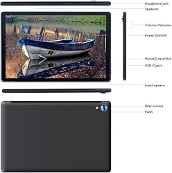 Jeazans Android Tablet, 10.1 inch Tablets with 1280