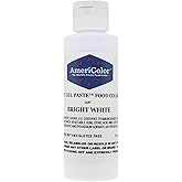 AmeriColor Soft Gel Paste Food Color, 6-Ounce, Bright White