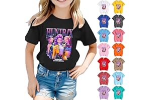 T-shirt pour filles - T-shirt mignon avec dessin animé - T-shirt amusant pour chasseurs d'anime - Chemises pour enfants - Noi