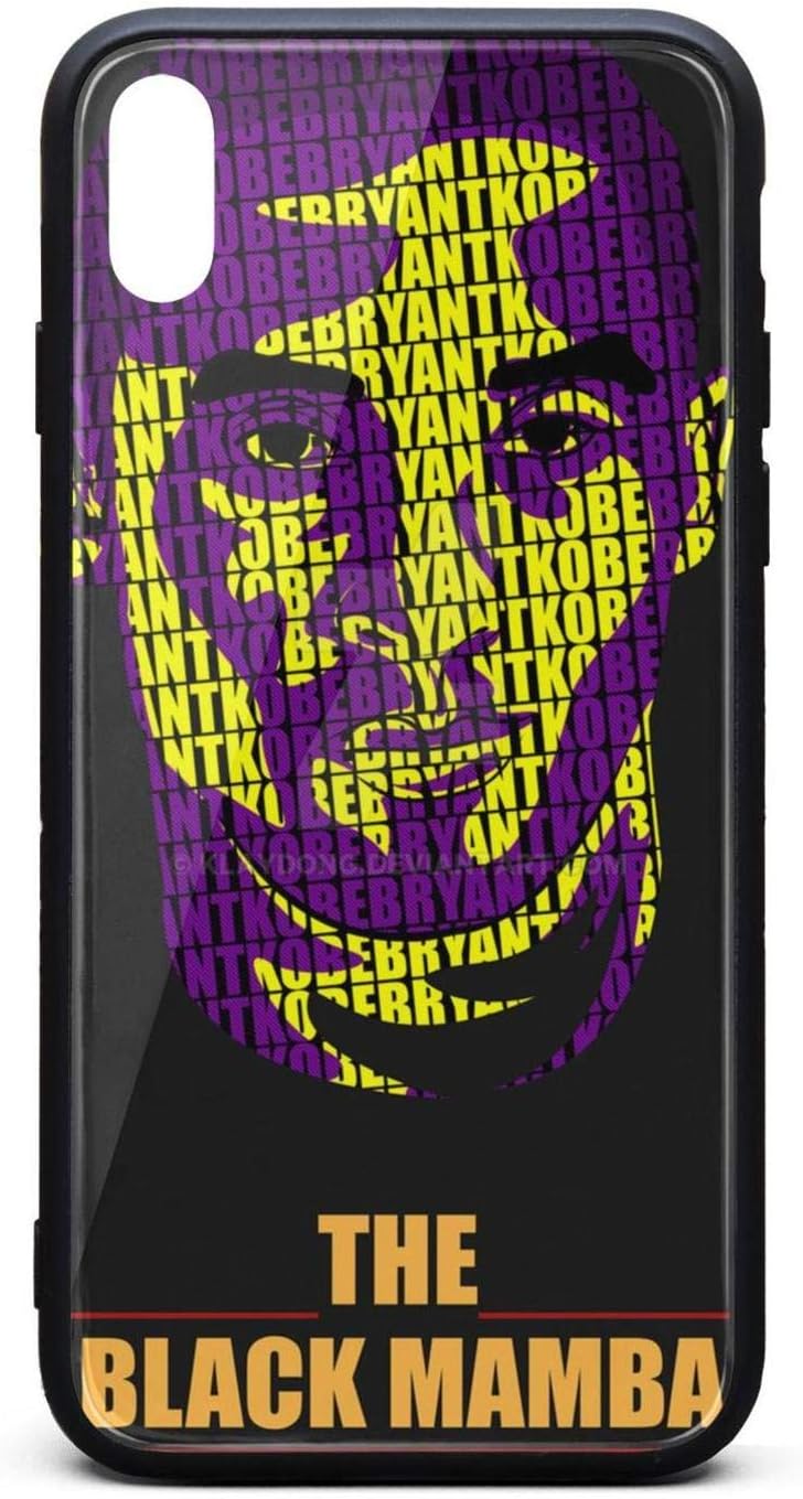 Groyr-kobe-bryant-24- for iPhone X Case Air Skid-Proof TPU Rubber Frame Hard PC Back Shell