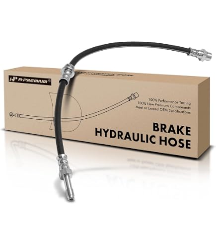 A-Premium Front Brake Hose For Select BMW Models - Replaces 34306790550, Fits 128i, 135i, 328i, 335i, Z4 & More