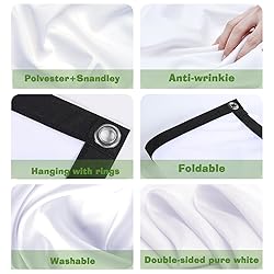 NMEPLAD Projector Screen 84 Inch Portable Movie