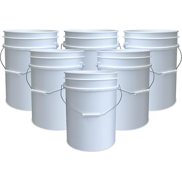 Hudson Exchange 3.5 Gallon (3 Pack) Bucket Pail Container