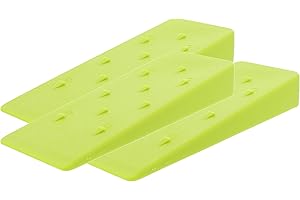 Spiked Tree Felling Wedges for Tree Cutting – 8in Green Plastic Felling Wedge, Logging Tools – 3 Pack