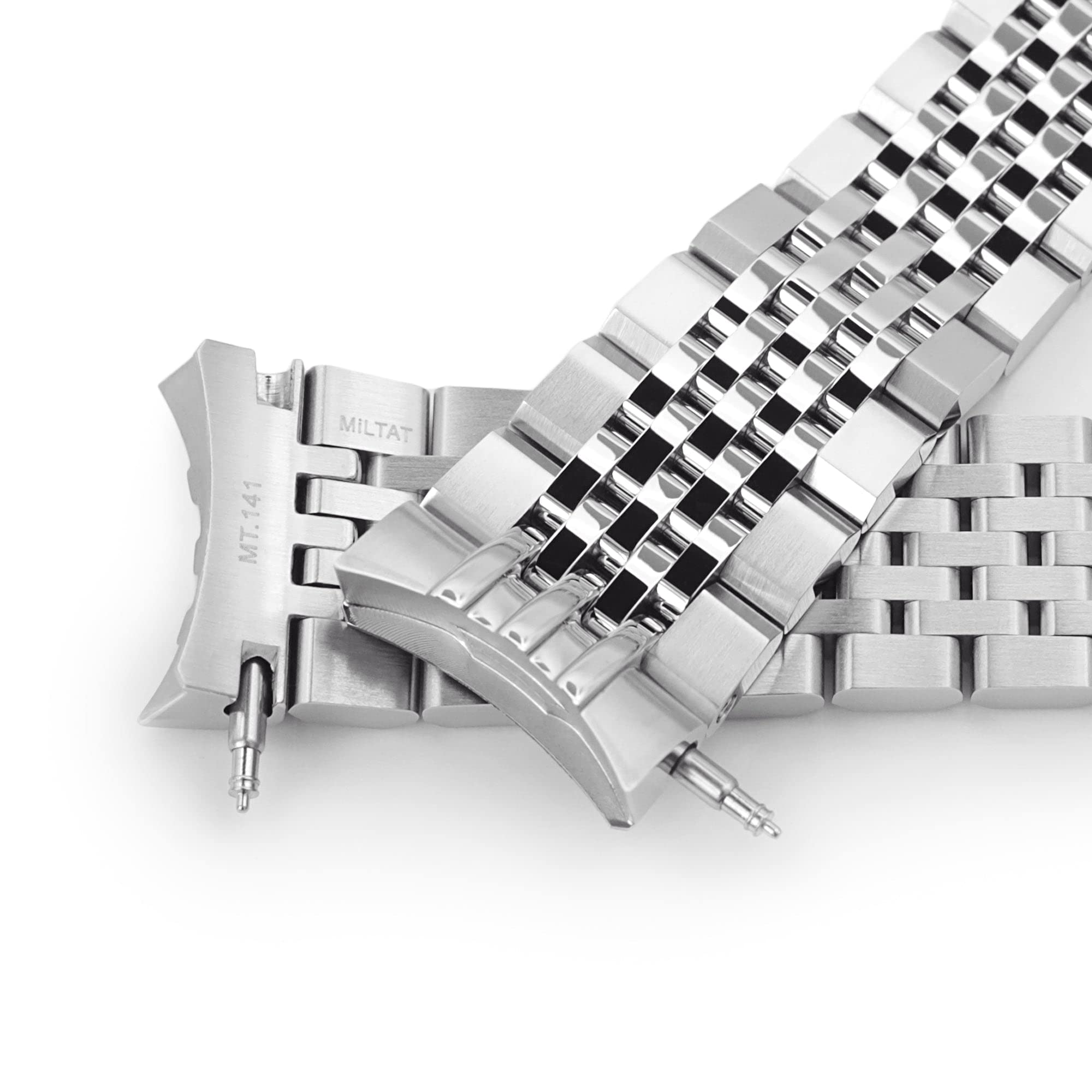 MiLTAT 20mm Asteroid Watch Band compatible with Seiko Alpinist SARB017 SPB155 SBEJ005 Hamilton Khaki H70455733