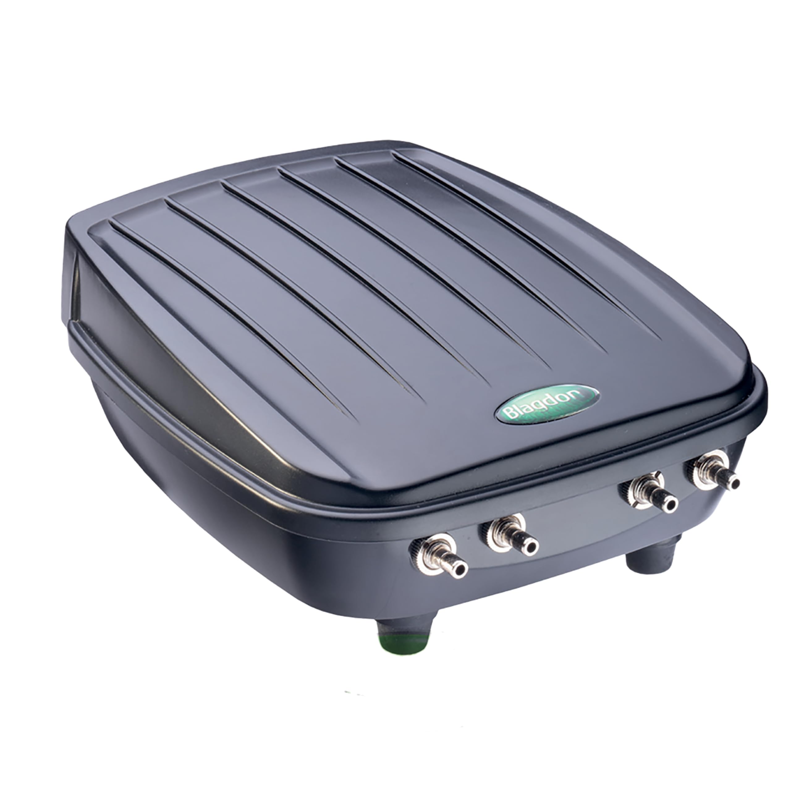 Blagdon Pond Water Oxygenator Kit, 4 Outlet Aeration Air Pump for Medium Ponds up to 4000 litres,Black, blackone