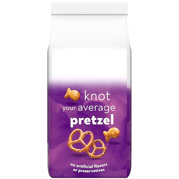 GOLDFISH PRETZEL CRACKERS, 8 OZ BAG