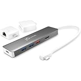 j5create 9 in 1 USB-C Hub-SuperSpeed+Gen 2 Type C Adapter w/Ethernet | microSD/SD, 4K HDMI, USB-C 3.1 Gen2 Port, PD 100W for MacBook, XPS, Chromebook &amp; USB C Windows Laptops (JCD375)