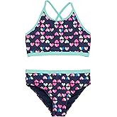 Lands' End Girls' Swim UPF 50+ Adjustable Strap Bikini Set