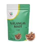 Yogi's Gift&reg; Dried Galangal Root 1LB, Whole Galangal Root, Alpinia Galangal | Whole Root, Not Slices, Wonderful Flavor and Aroma, Premium Quality for Soups and Traditional Cooking