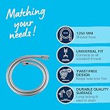 GROHE VitalioFlex Smooth Shower Hose 1.25m TwistStop G 1/2 Chrome view 3