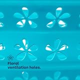 LIVIVO 17L Collapsible Laundry Basket with Handles Turquoise view 8