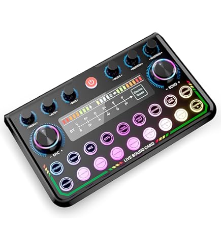 Amazon.com: SINWE Podcast Equipment Bundle for 2,Audio Interface