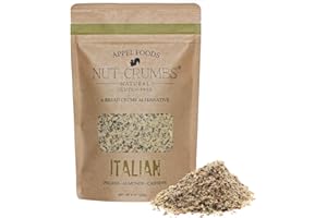 APPEL FOODS NUT CRUMBS NATURAL GLUTEN-FREE A BREAD CRUMB ALTERNATIVE Appel Foods - Nut Crumbs - Bread Crumb Alternative - Gluten Free - Sugar Free - Low Carb - Low Sodium - Raw, Premium Nuts (Italian)