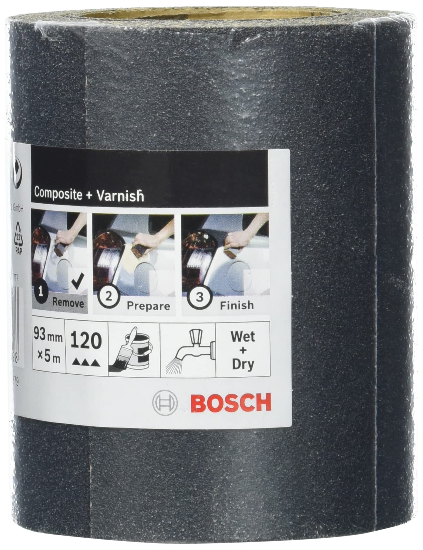 Bosch 2609256C08 93 mm x 5 m Sanding Roll