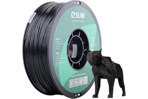 eSUN ABS+ Filament 1.75mm, 3D Printer Filament ABS Plus, Dimensional Accuracy +/- 0.05mm, 1KG Spool (2.2 LBS) 3D Printing Filament for 3D Printers, Black