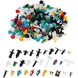 Mtsooning 500Pcs Car Fastener Rivet Clip Mixed Door Trim Panel Clips Fasteners Auto Bumper Rivet Retainer Push Engine Cover F