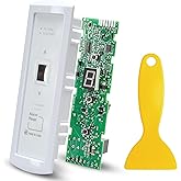 Upgraded 297370600 Refrigerator Control Display Board for Frigidaire &amp; Crosley Freezer Electronic Control Board - Replaces 297241800, 297366100, PS3502428, 2020880