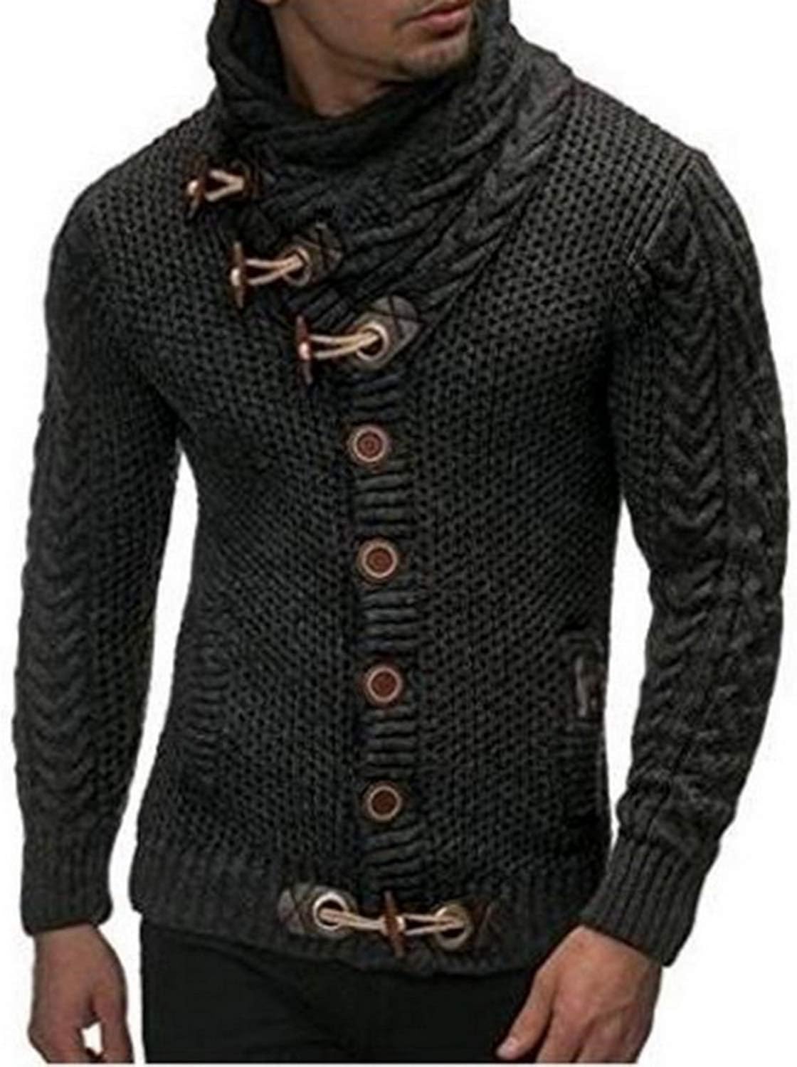 Friendshiy Sweater Men Casual Slim 