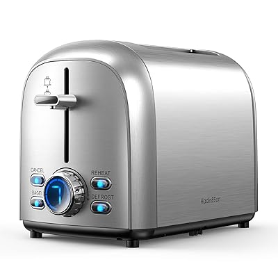 HadinEEon Slice Toaster with LED Display, Shade Jamaica Ubuy