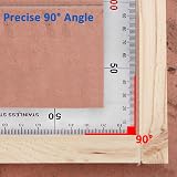 Siumir Stainless Steel L Shape Right Angle Ruler 150x300 mm Double-Sided view 5