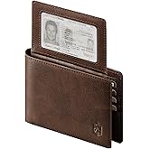 Zitahli Wallet for Men 12 Card Holder Slim Rfid Leather 2 ID Window Wallets With Gift Box Men's Accessories