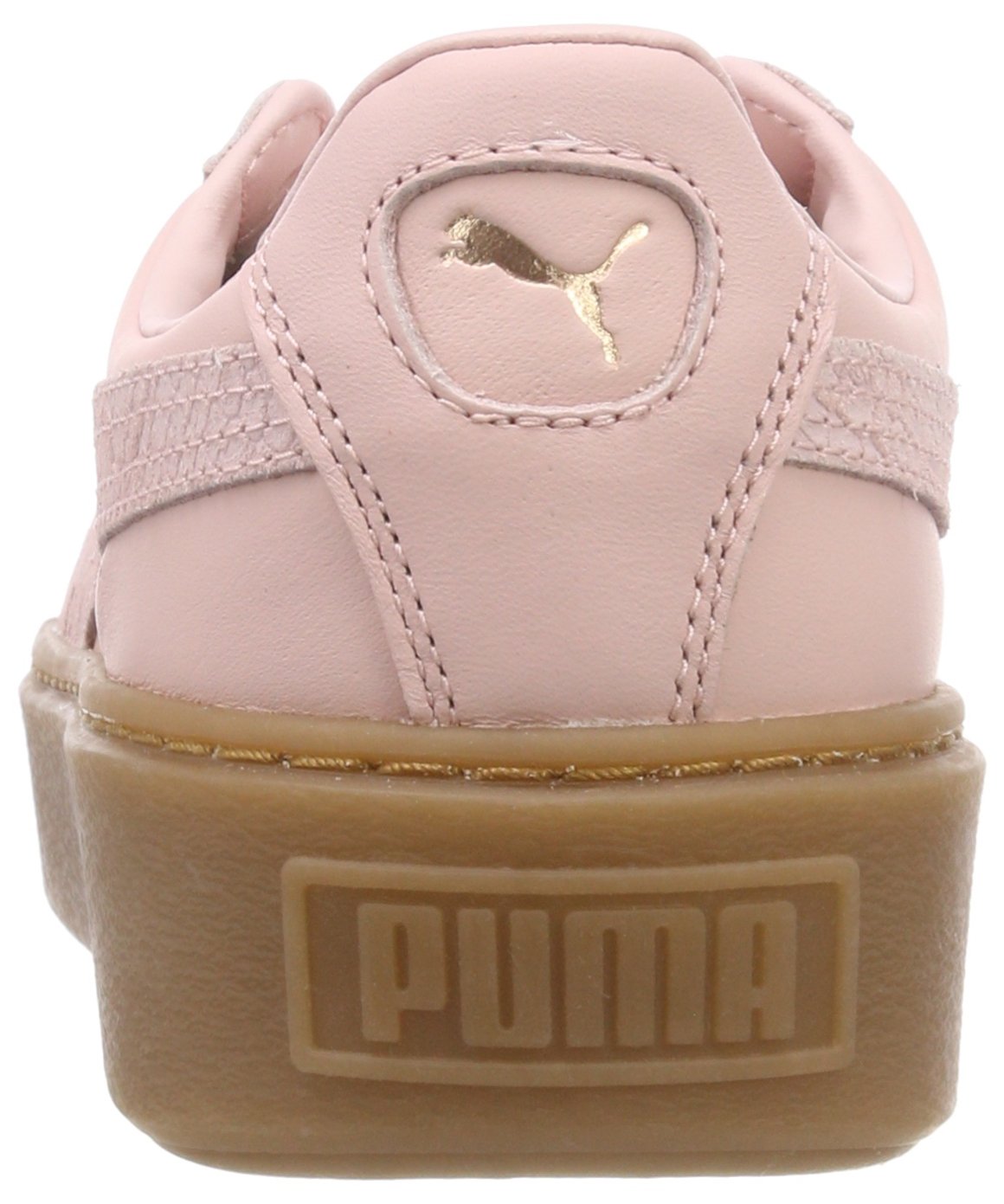 puma women's basket platform euphoria gum sneaker