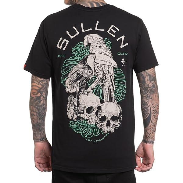 thumbnail image 2 of Sullen - Tiki Cholo Premium Tee - Sage Green - Nordic Tattoo Supplies 2 of 14