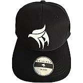HEADZ FLEX Premium Curved-Brim Snapback Hat – Adjustable High-Crown Cap, 90% Polyester 10% Cotton, Breathable Eyelets & Sweatband – Black