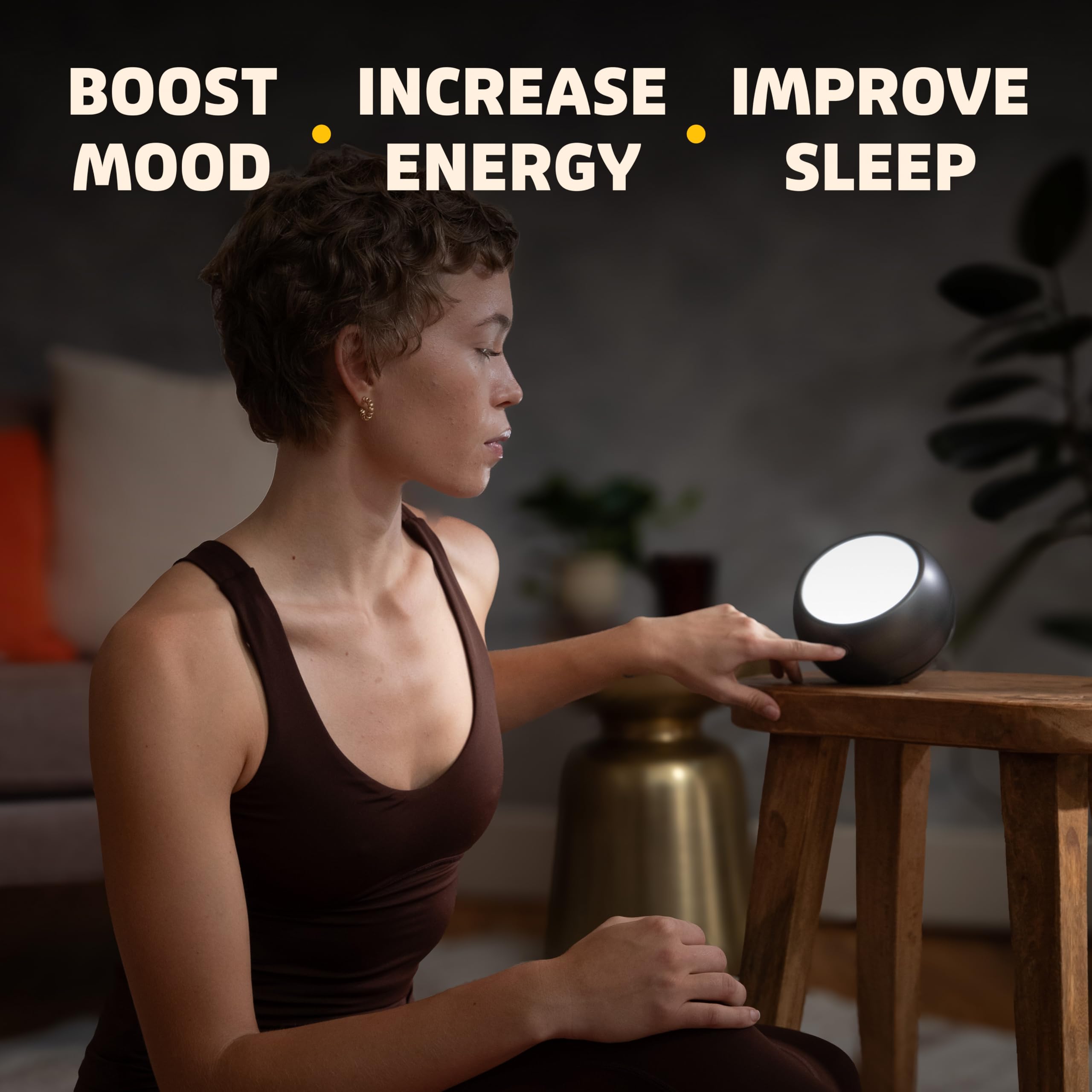 Circadian Optics Light Therapy Lamp | Ultra Bright 10,000 Lux Full Spectrum UV-Free LED Light | Leo