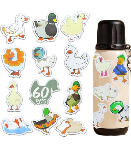Paper House Productions Looney Tunes Daffy Duck Aufkleber – 9 Cm, Vinyl, Gestanzt, Offiziell Lizenziert
