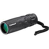 Barska Blackhawk Waterproof Monocular – Compact, Fogproof, Multi-Coated Optics, Slip-Resistant Grip for Birding, Hiking, Sports, Concerts & Outdoor Use