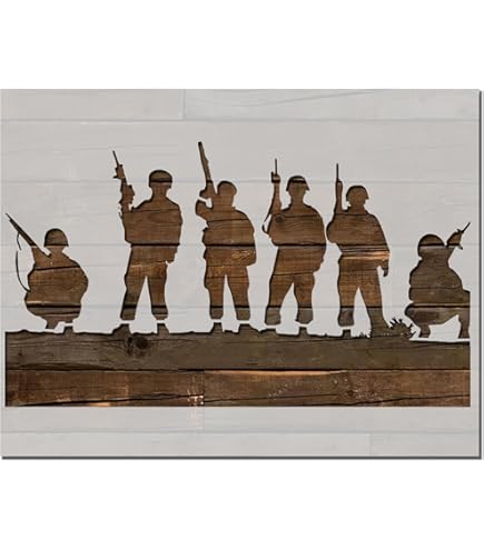 Stencil Muro Grandi Stencil Personalizzato POW MIA 8,5 X 11 Pollici - Per Veterani Militari, Spedizione Gratuita Veloce Stencil Militare Pow Mia - Foto 8