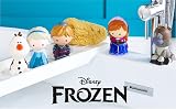 Disney Store Frozen Bath Toy Set Five Dolls Anna Elsa Olaf Sven Kristoff Bucket view 2