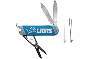 SPORTSVAULT The Sports Vault NFL Detroit Lions Essential Pocket Multi-Tool