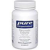 Pure Encapsulations Pancreatic Enzyme Formula - Digestive Enzymes for Digestion - Strengthens Gut Health* - Targeted Delivery Capsules - Gluten Free & Non-GMO - 60 Capsules