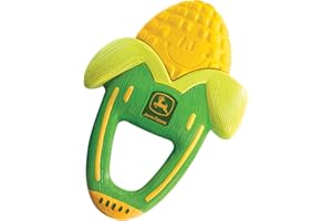 Lamaze John Deere Corn Massaging Baby Teether - John Deere Baby Teething Toy - Newborn Toys for Baby Teething Relief