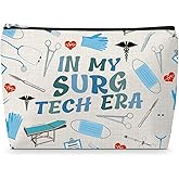 Thank You Gift for Surgical Tech Makeup Bag Appreciation Gifts for Surgery Nurse Mother's Day Present for Doctor Inspirational Gift for Surgeon Christmas Birthday Present Surgery Zipper Travel Pouch