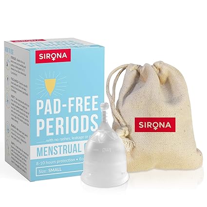 Sirona Reusable Menstrual Cup for Women, Small