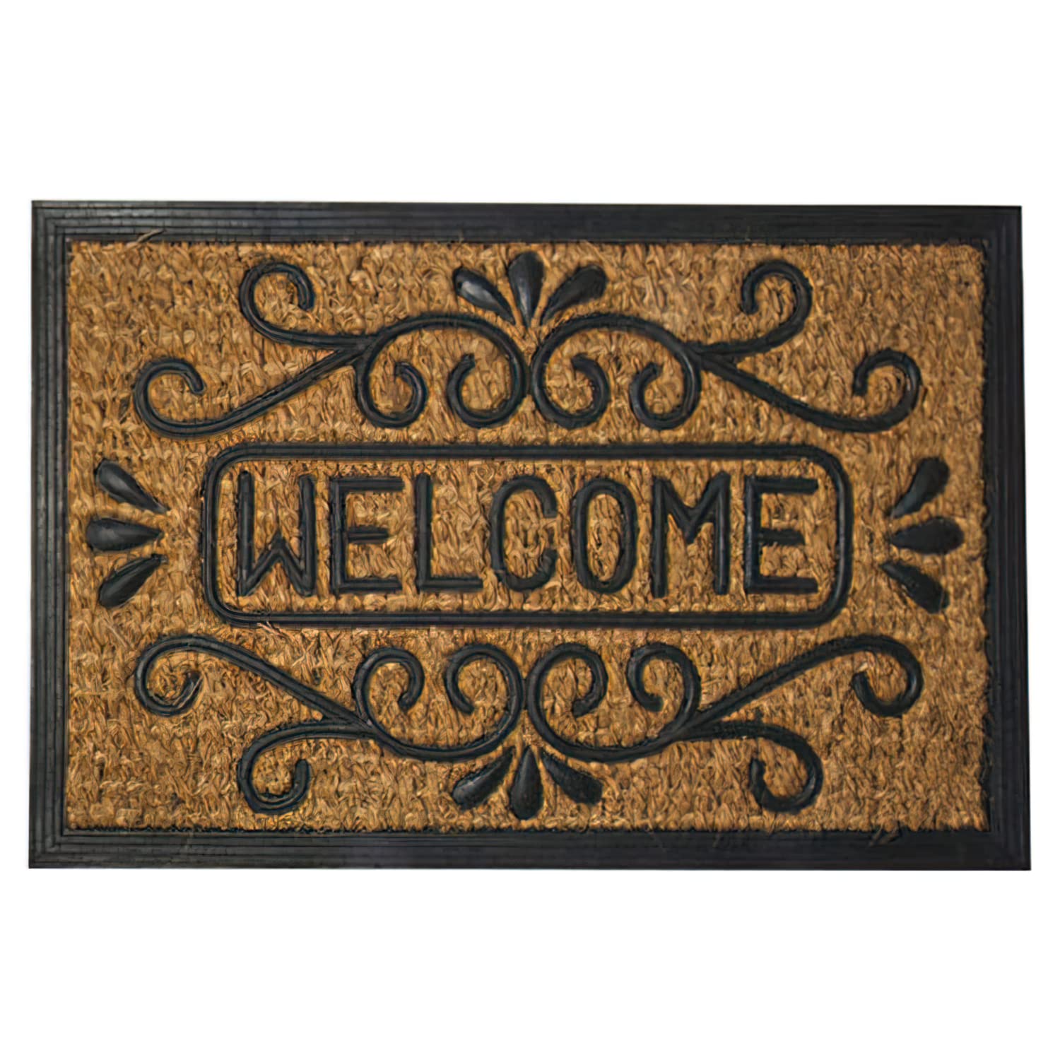 ORYX Fibre-Rubber Welcome Mat, 40 x 60